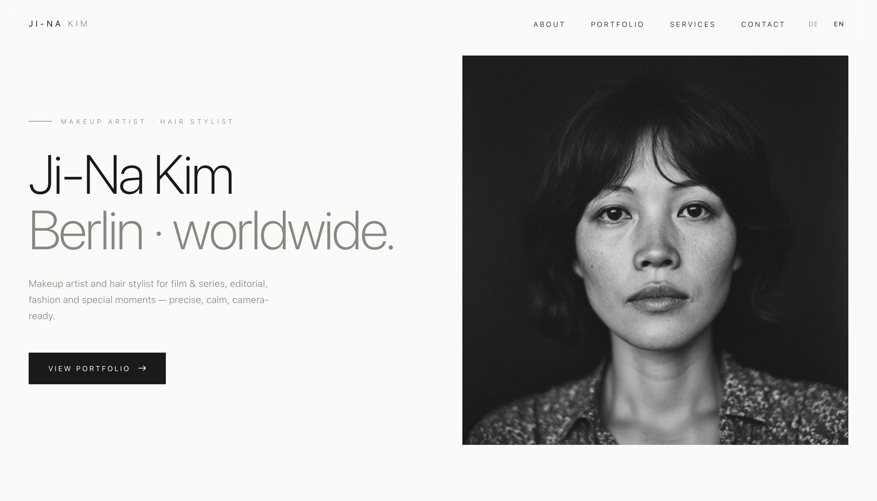 Hero der Ji-Na Kim Website